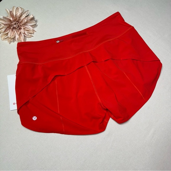 Lululemon Speed Up High Rise Athletic Shorts Hot Heat 14 NWT - Picture 5 of 7